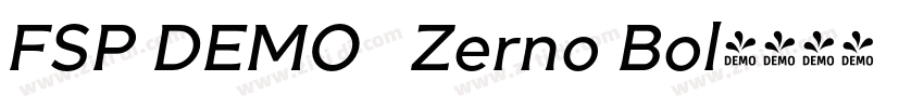 FSP DEMO   Zerno Bol字体转换